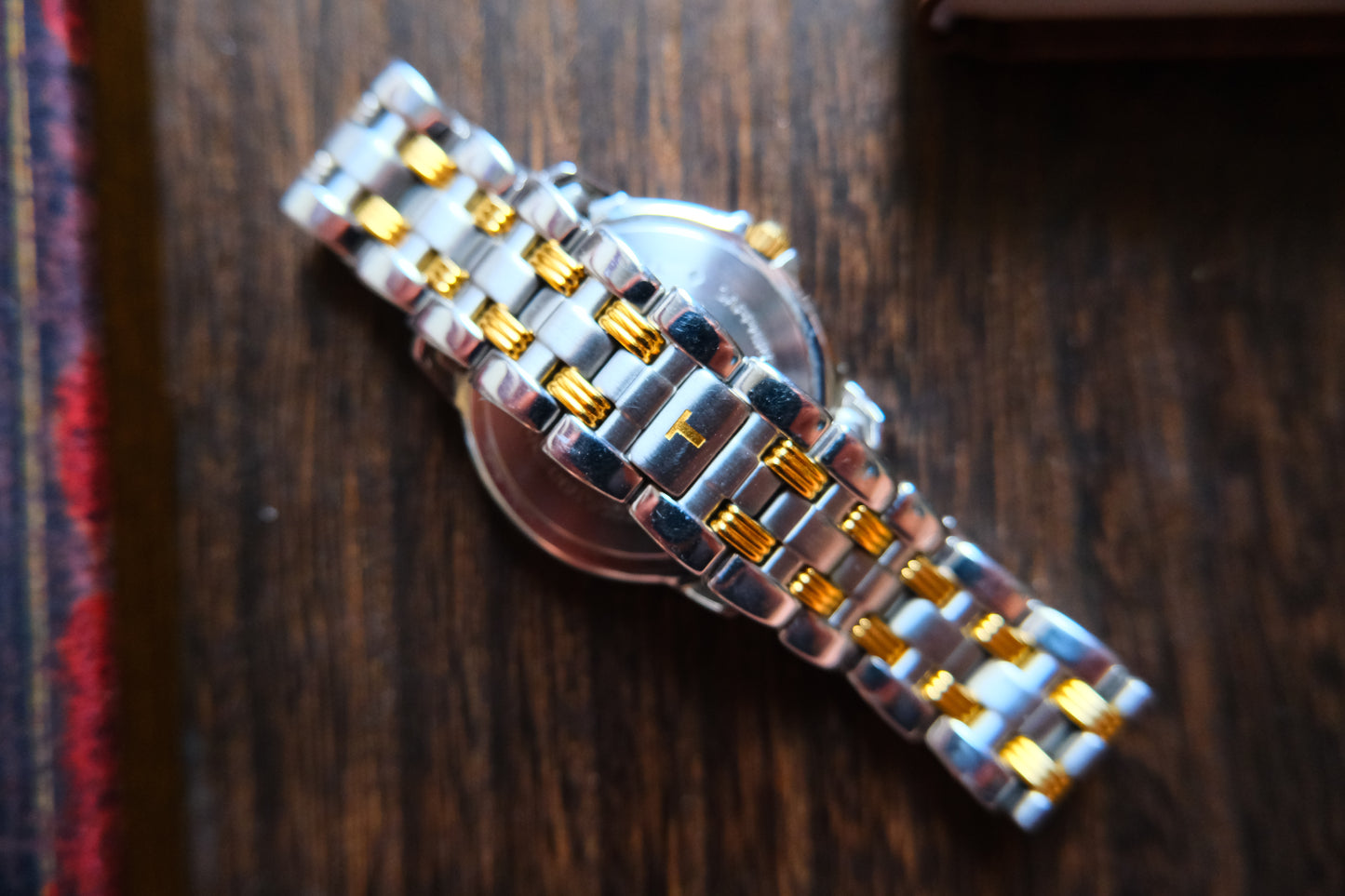 Tissot C285/385C Quart Moonphase Two tone Triple Calendar Good Condition