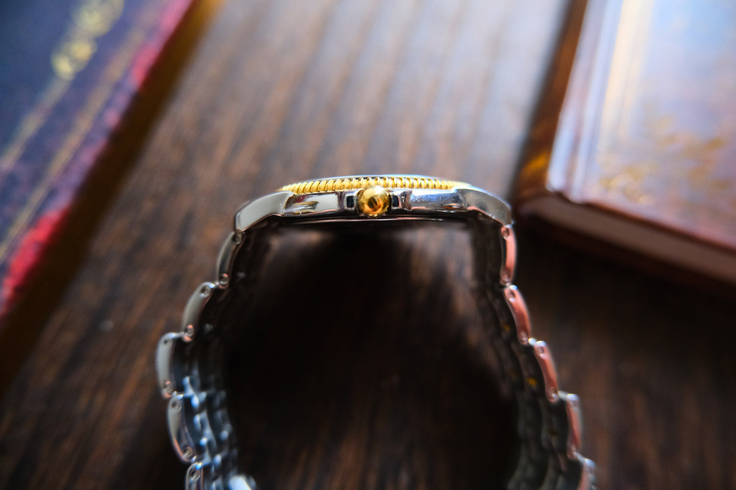 Tissot C285/385C Quart Moonphase Two tone Triple Calendar Good Condition