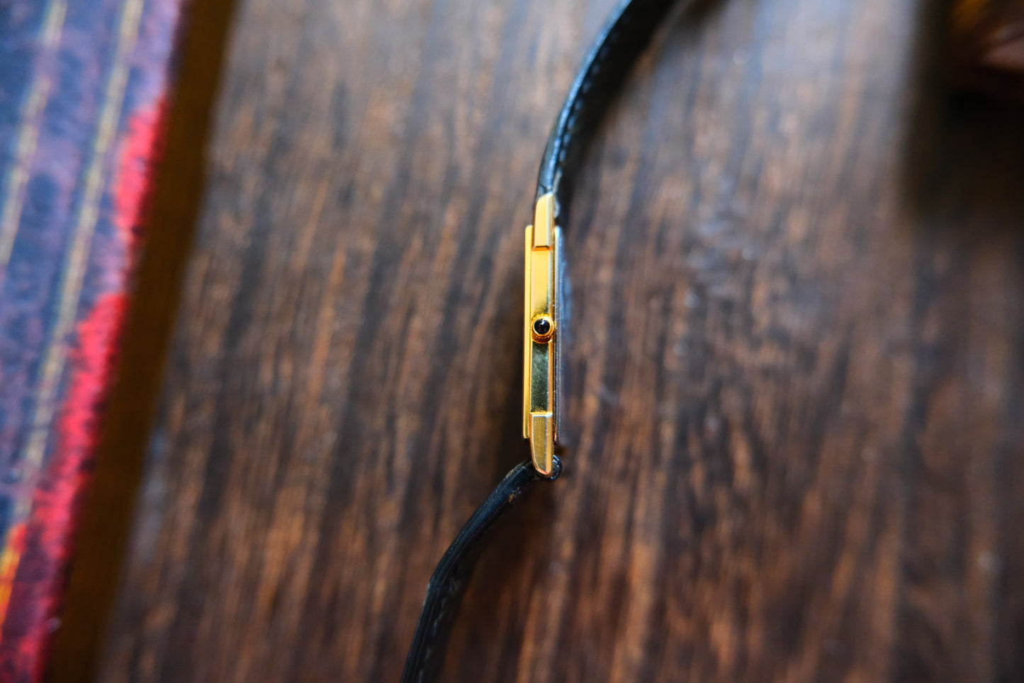 Credor Tank Lady 6730-5850 Quart 14K ST Steel back