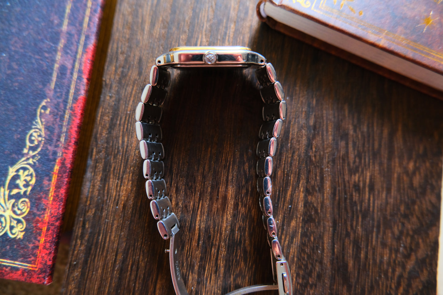 Credor Seiko Tank 8j82-5A10 Quart SSx18KT