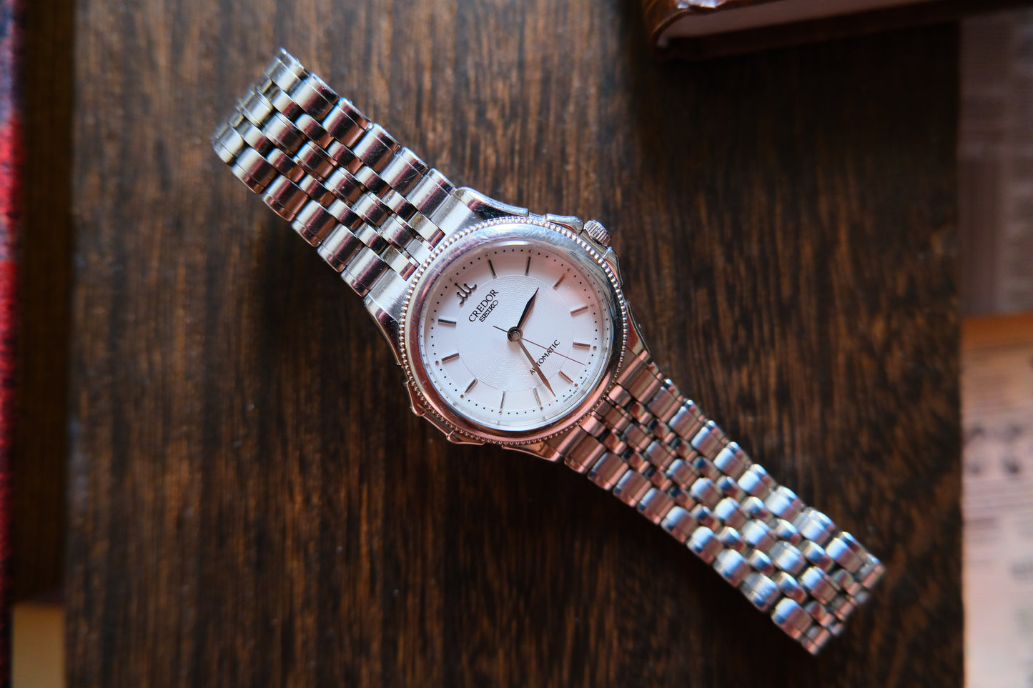 Credor Seiko Pacifique GCBB997 Automatic 4s71-6A00 18KWG White Dial