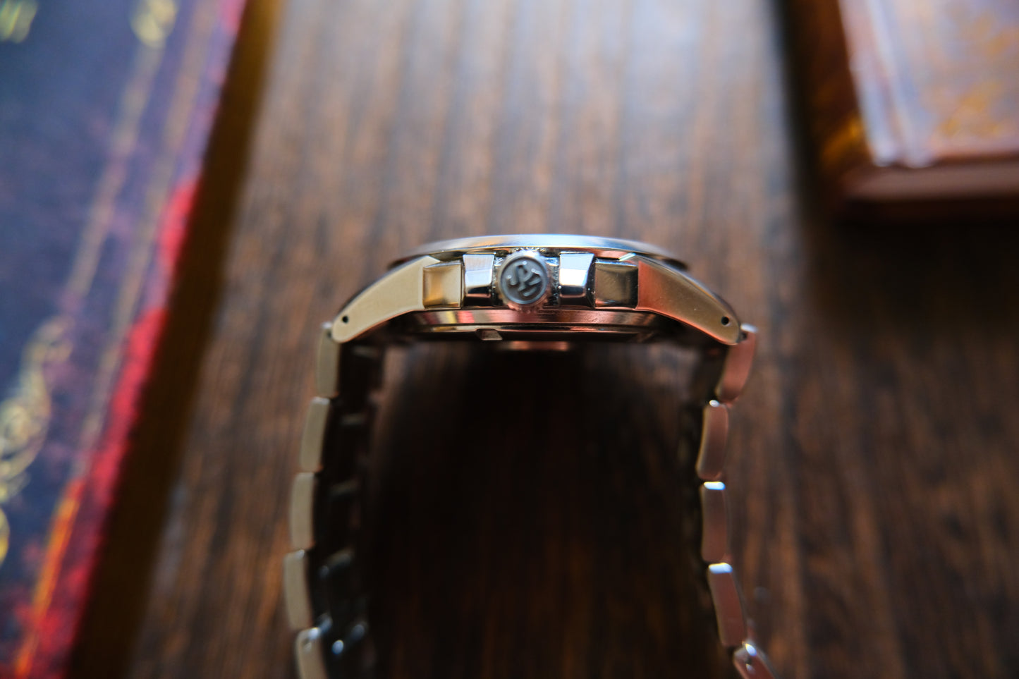 Grand Seiko Spring Drive SBGA079 9R65-0BG0 champange Dial Titanium full box