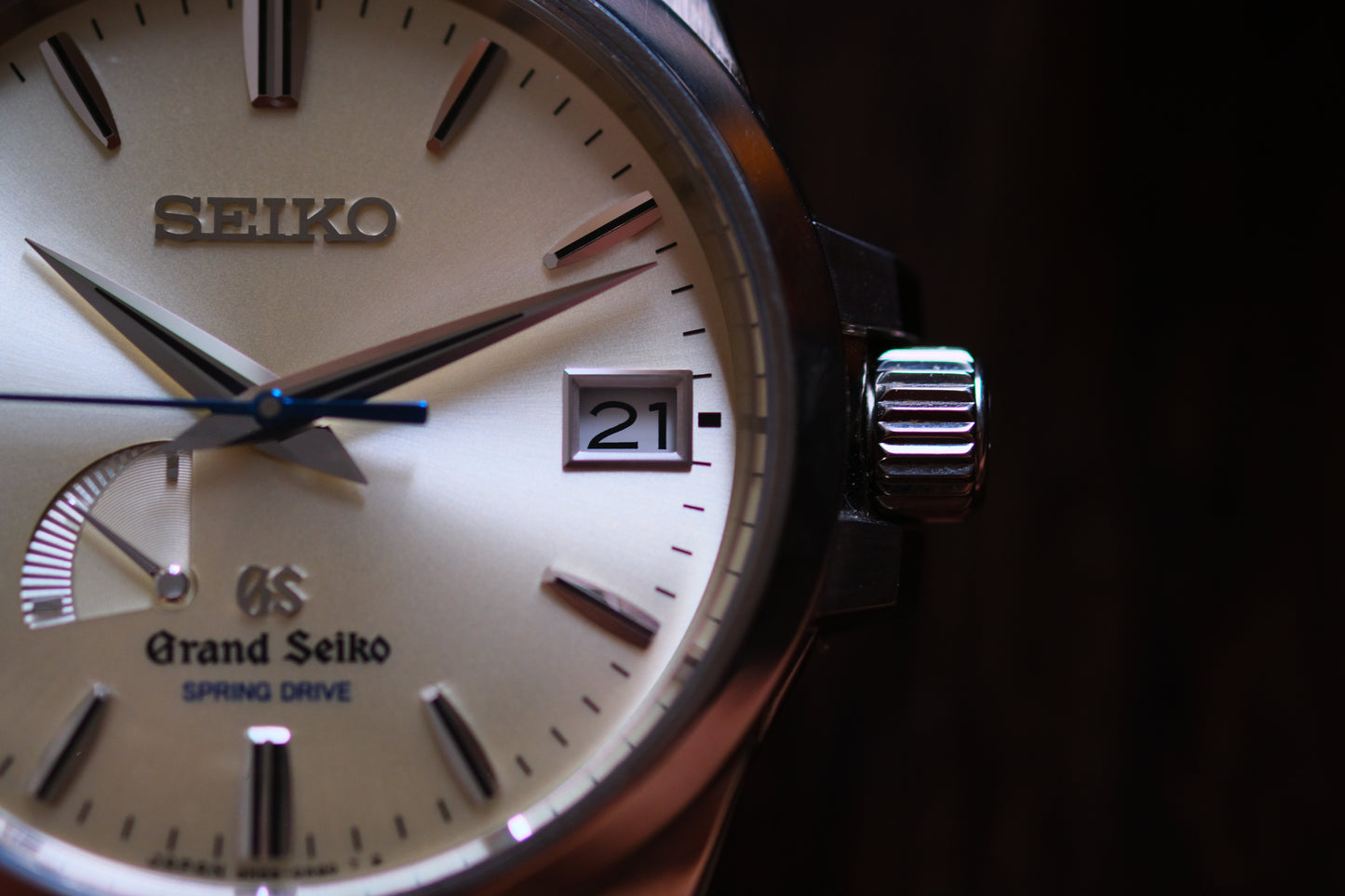 Grand Seiko Spring Drive SBGA079 9R65-0BG0 champange Dial Titanium full box