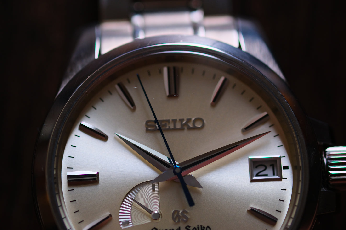 Grand Seiko Spring Drive SBGA079 9R65-0BG0 champange Dial Titanium full box