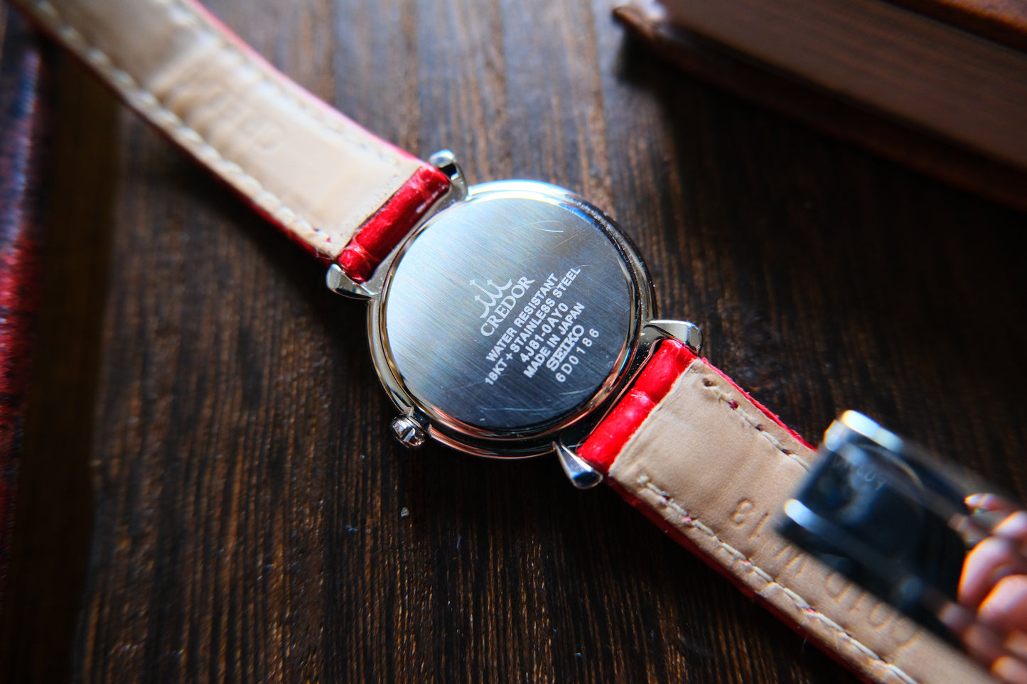 Credor GSAS936 Lady Quart 4j81-0AY0 18KPY 11P Diamond Full box