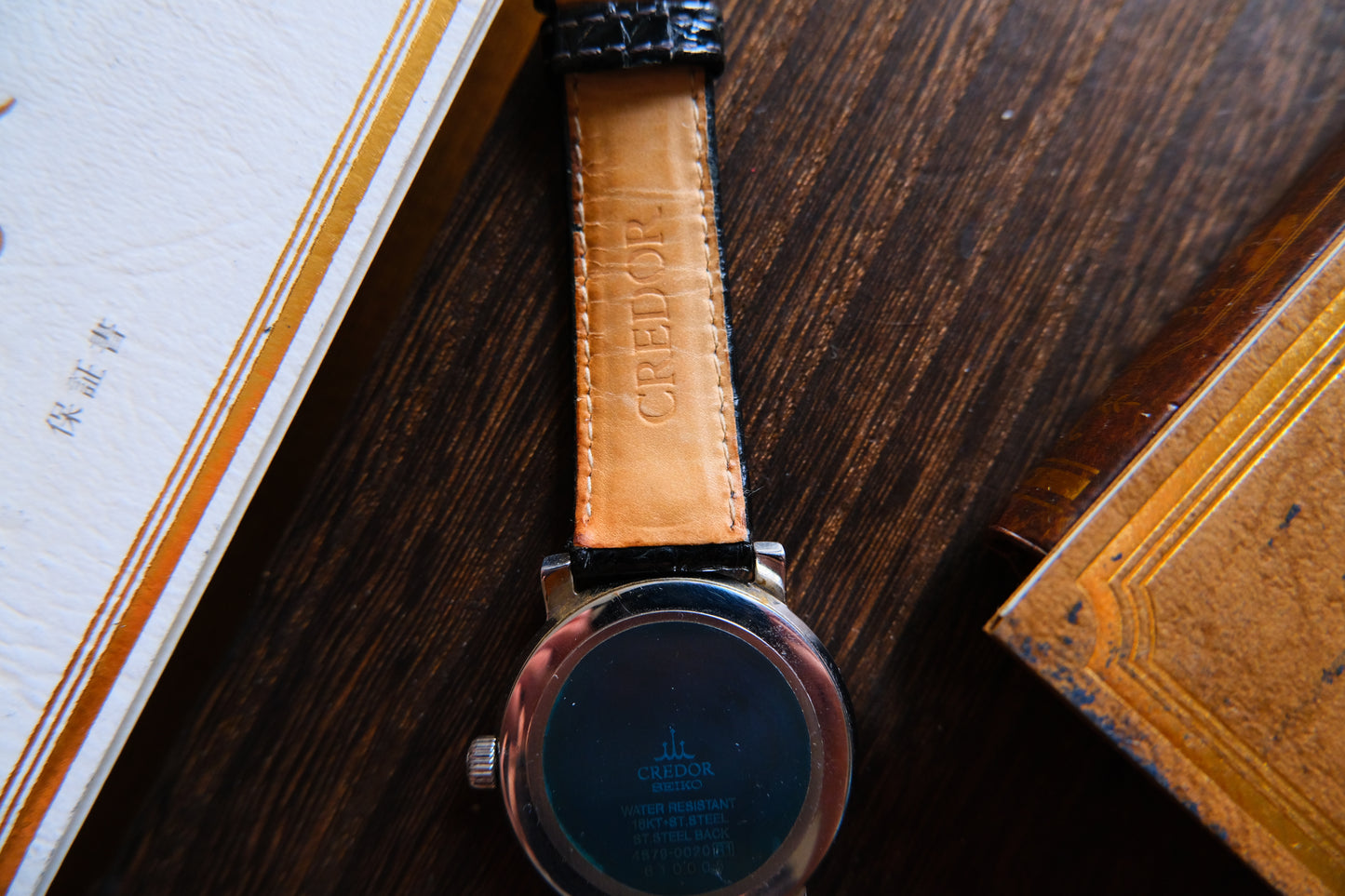 Credor GCAY998 18K Bezel hand wounding full box