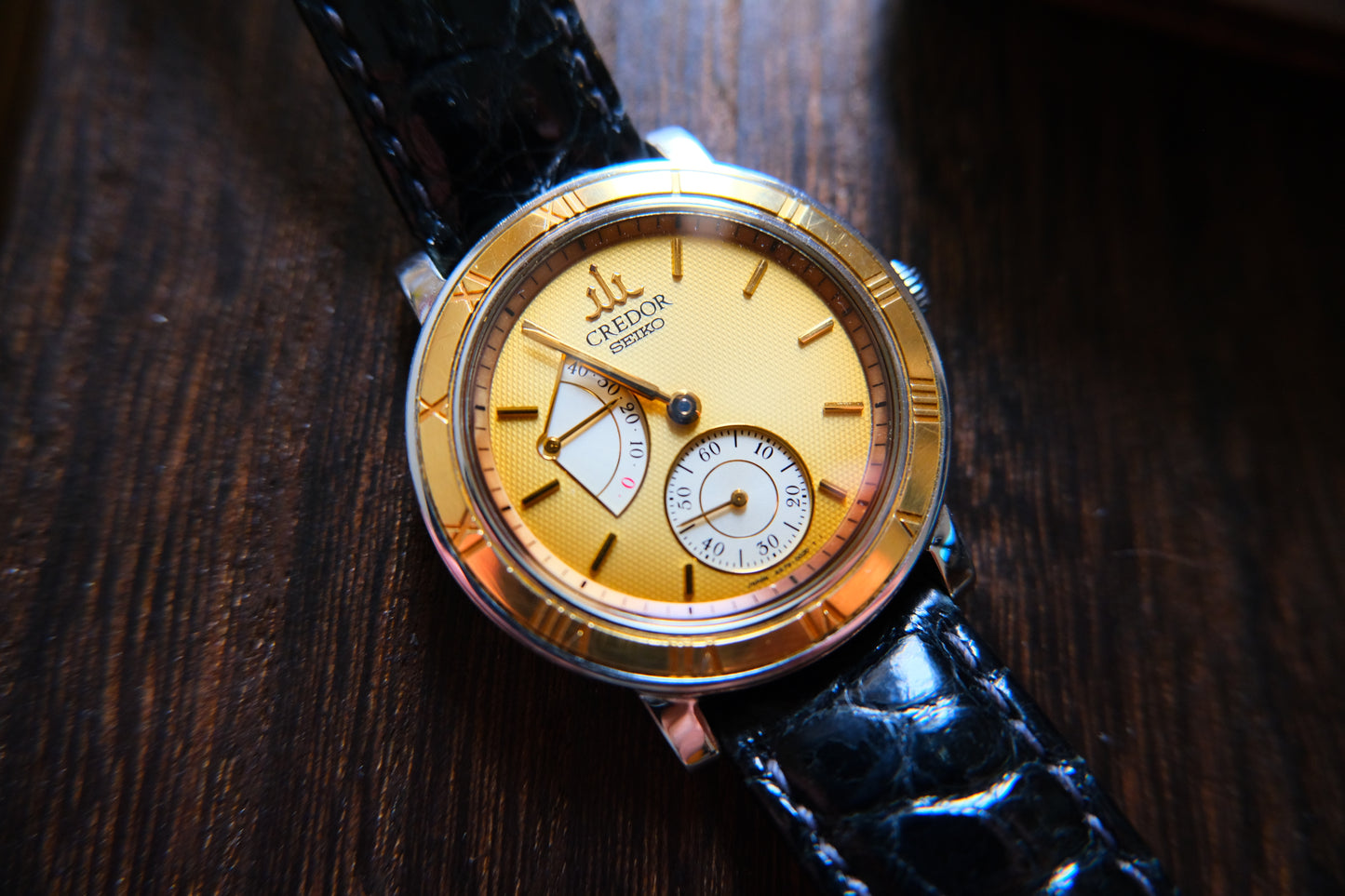 Credor GCAY998 18K Bezel hand wounding full box