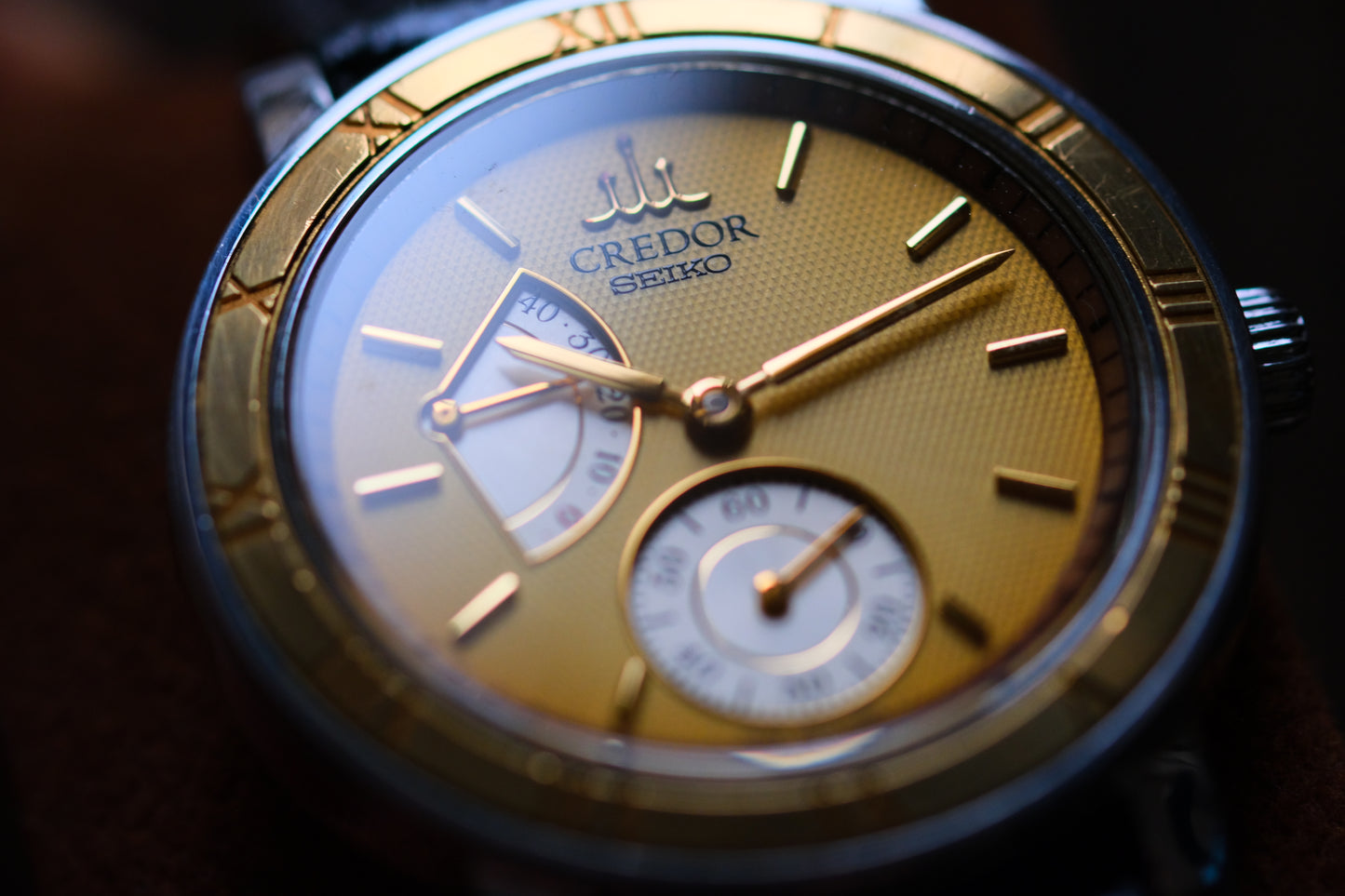 Credor GCAY998 18K Bezel hand wounding full box