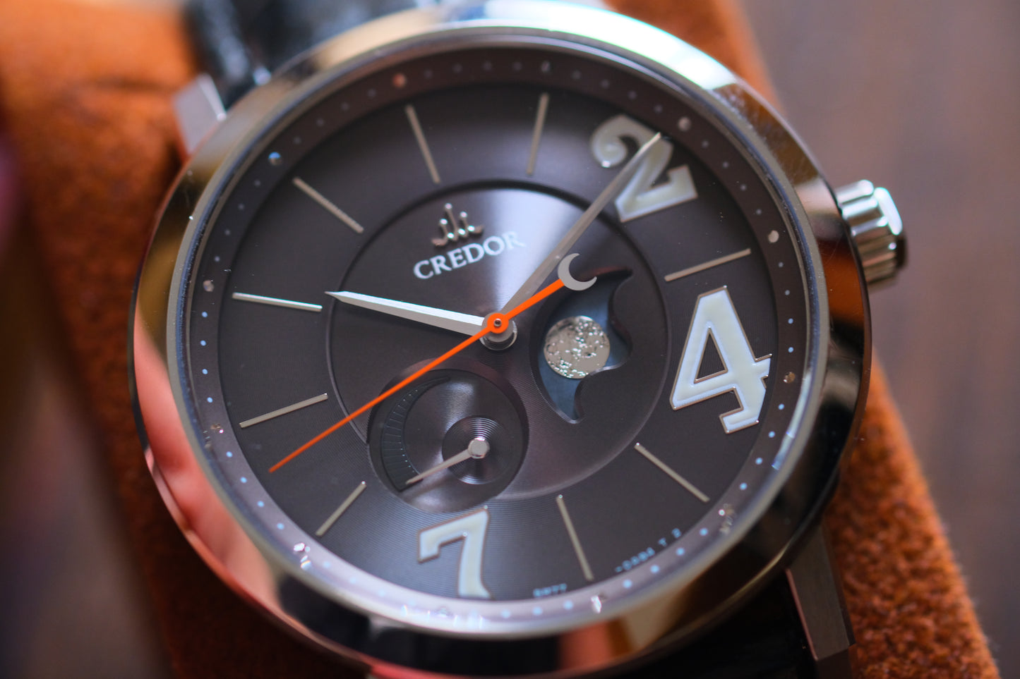 Credor GCLL993 Titanium Moonphase Spring Drive Titanium Limited to 125 pieces