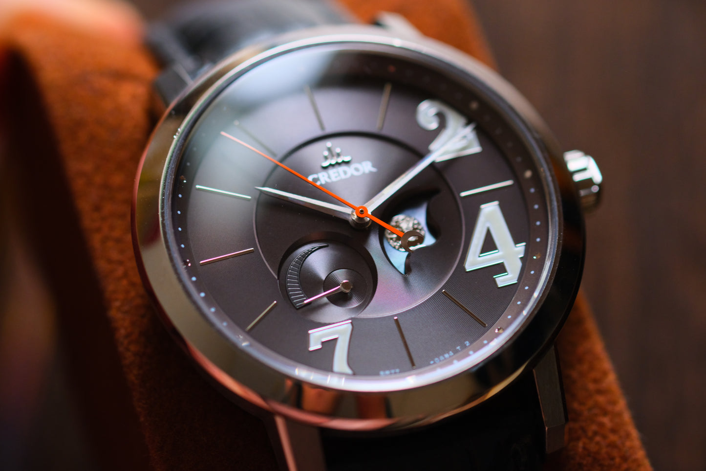 Credor GCLL993 Titanium Moonphase Spring Drive Titanium Limited to 125 pieces