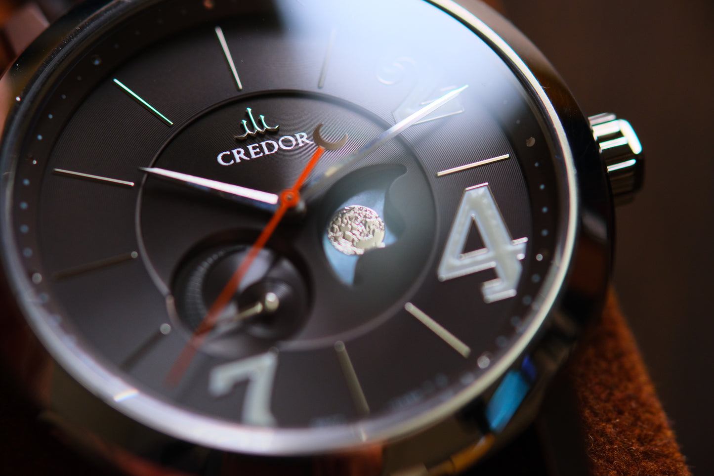 Credor GCLL993 Titanium Moonphase Spring Drive Titanium Limited to 125 pieces