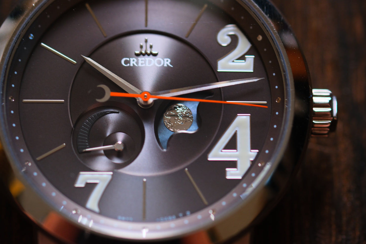 Credor GCLL993 Titanium Moonphase Spring Drive Titanium Limited to 125 pieces