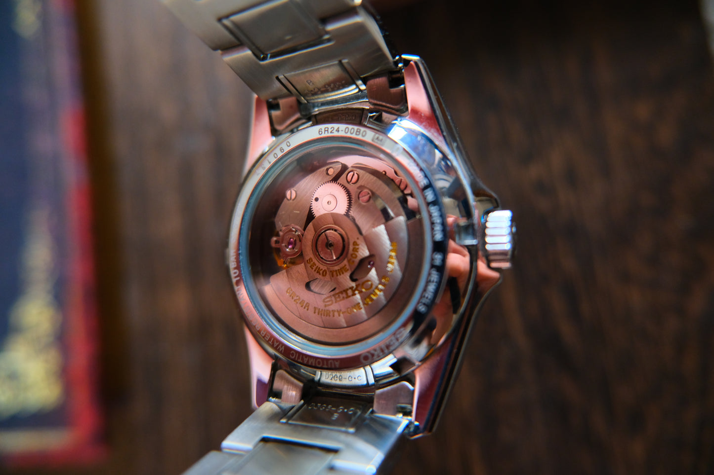 Seiko SARD001 6R24 Mechanical Retrograde White Blue Dial