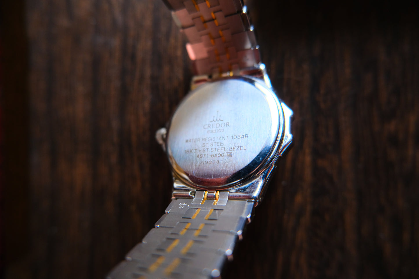 Credor Seiko Pacifique GCBB997 Automatic 4s71-6A00 demi Gold 18KT