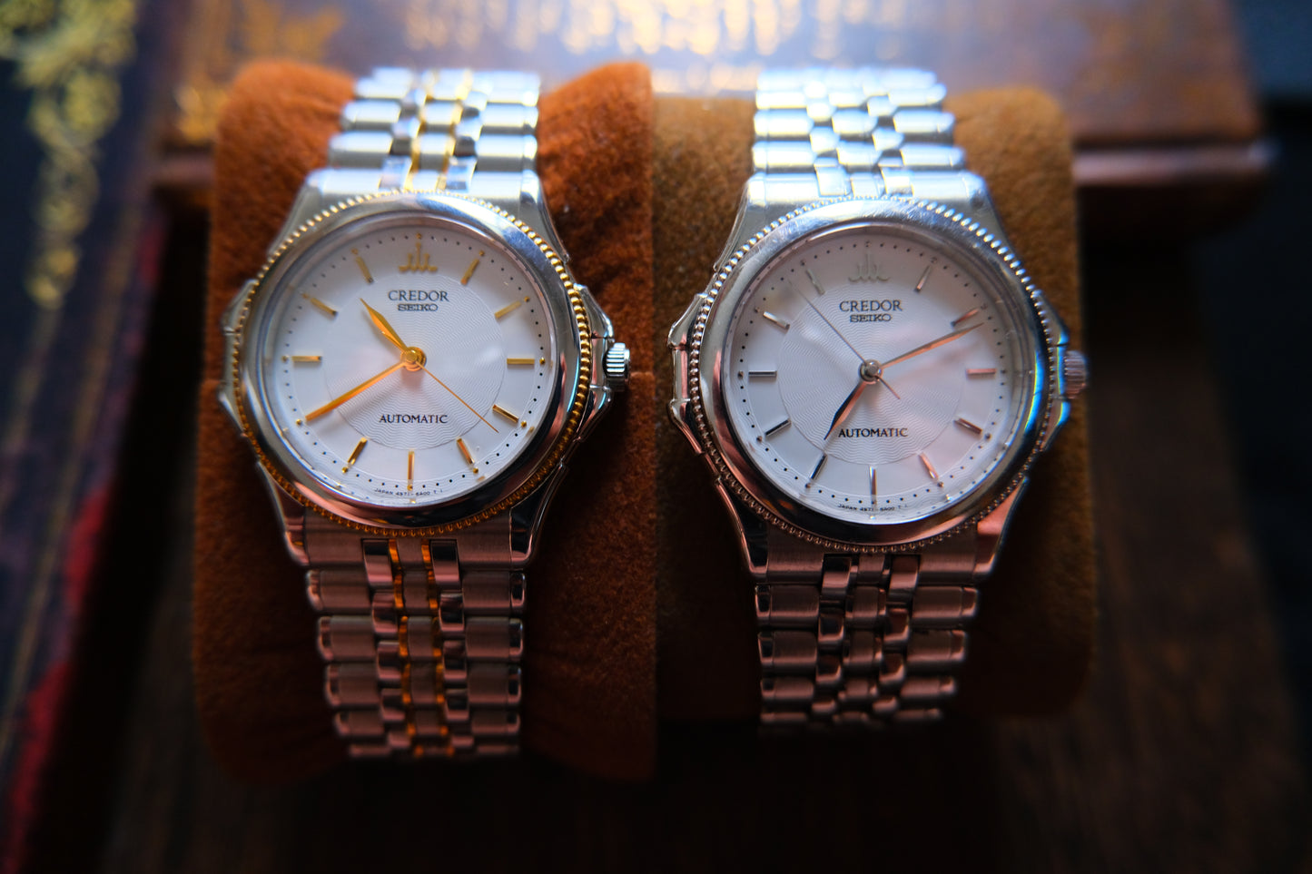 Credor Seiko Pacifique GCBB997 Automatic 4s71-6A00 18KWG White Dial