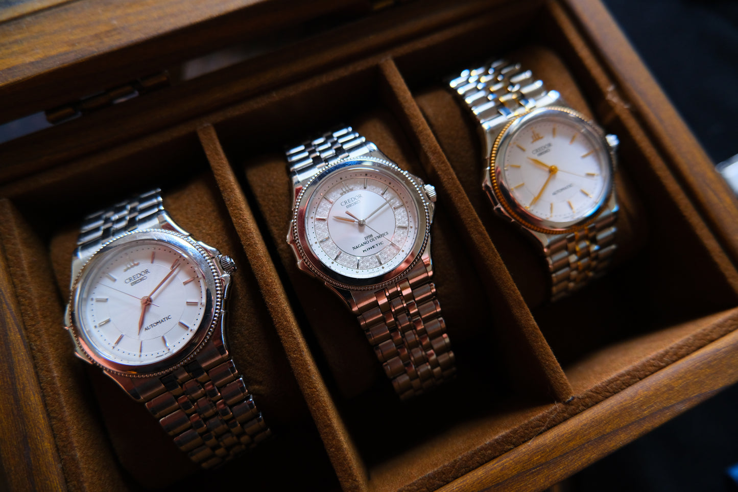 Credor Seiko Pacifique GCBB997 Automatic 4s71-6A00 demi Gold 18KT