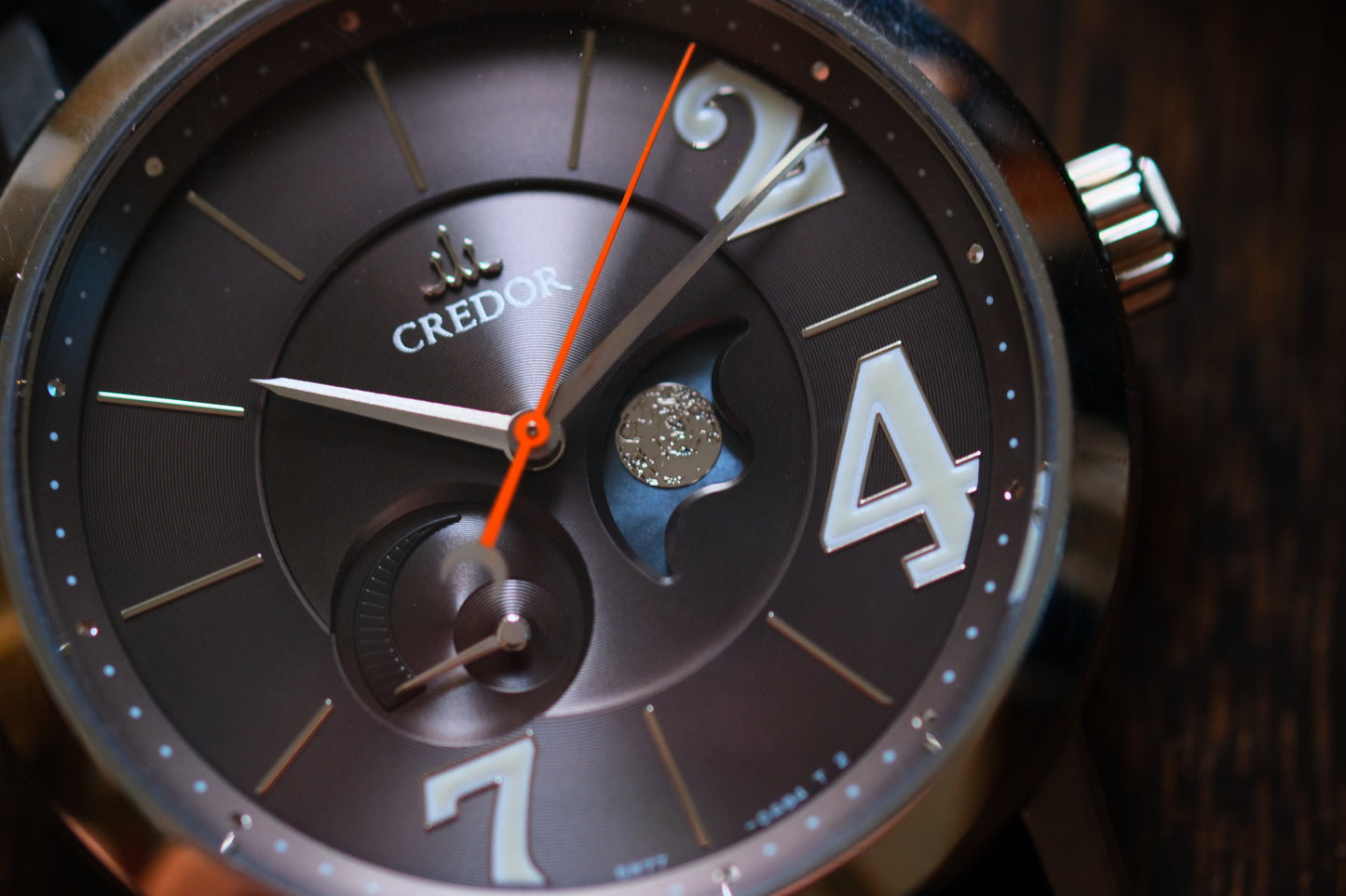 Credor GCLL993 Titanium Moonphase Spring Drive Titanium Limited to 125 pieces