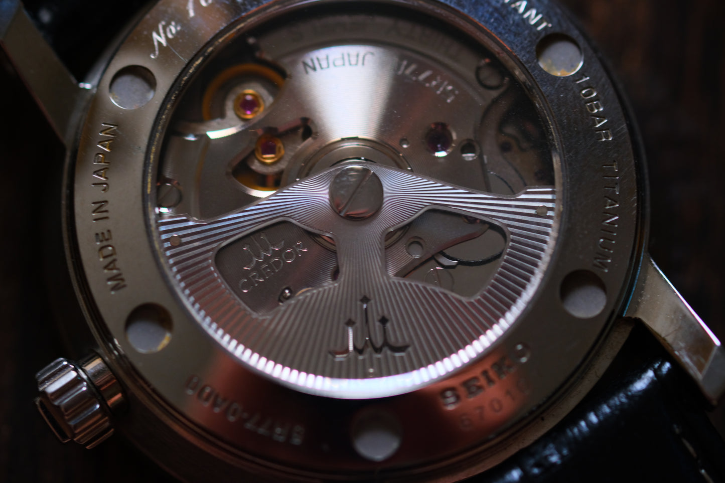 Credor GCLL993 Titanium Moonphase Spring Drive Titanium Limited to 125 pieces