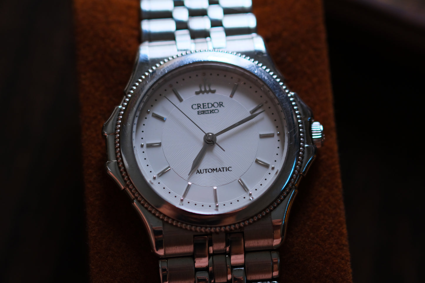 Credor Seiko Pacifique GCBB997 Automatic 4s71-6A00 18KWG White Dial