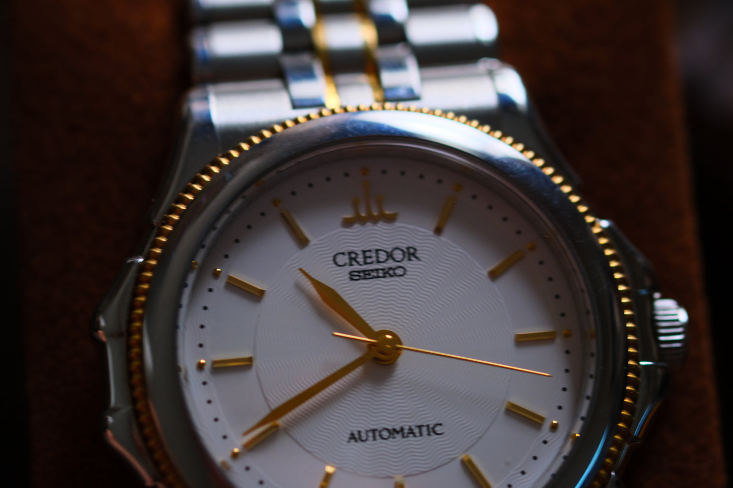 Credor Seiko Pacifique GCBB997 Automatic 4s71-6A00 demi Gold 18KT