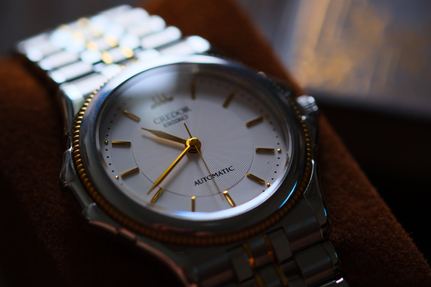 Credor Seiko Pacifique GCBB997 Automatic 4s71-6A00 demi Gold 18KT