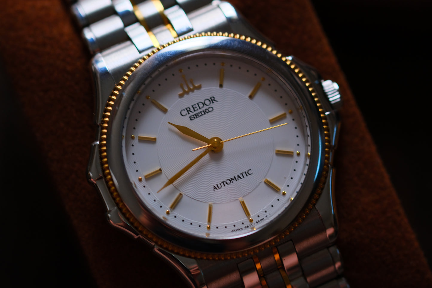 Credor Seiko Pacifique GCBB997 Automatic 4s71-6A00 demi Gold 18KT