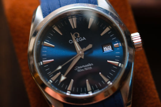 Omega Quart Seamaster 36mm 2518.80 Blue Dial