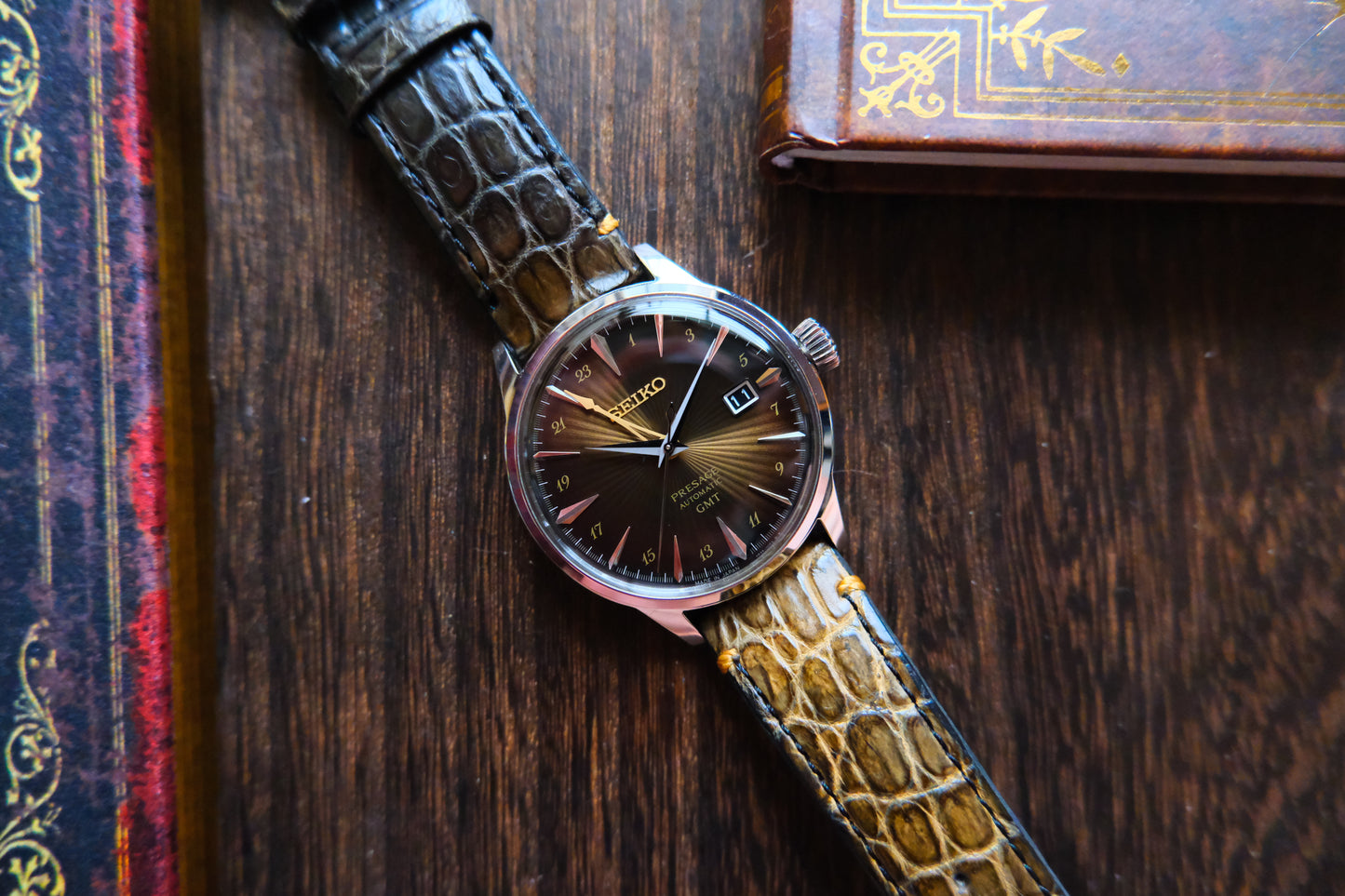 Seiko Pressage GMT SARY243