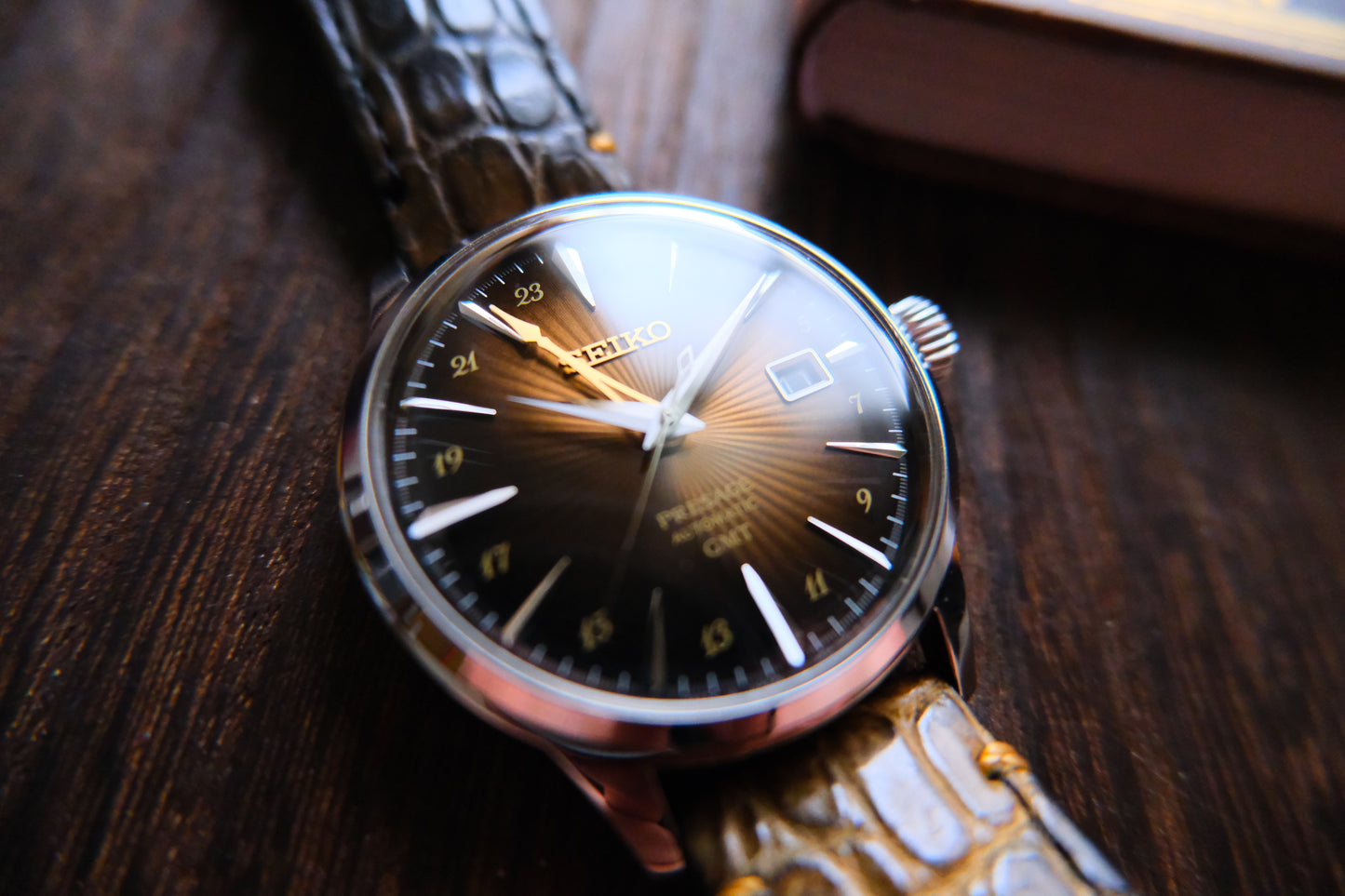 Seiko Pressage GMT SARY243