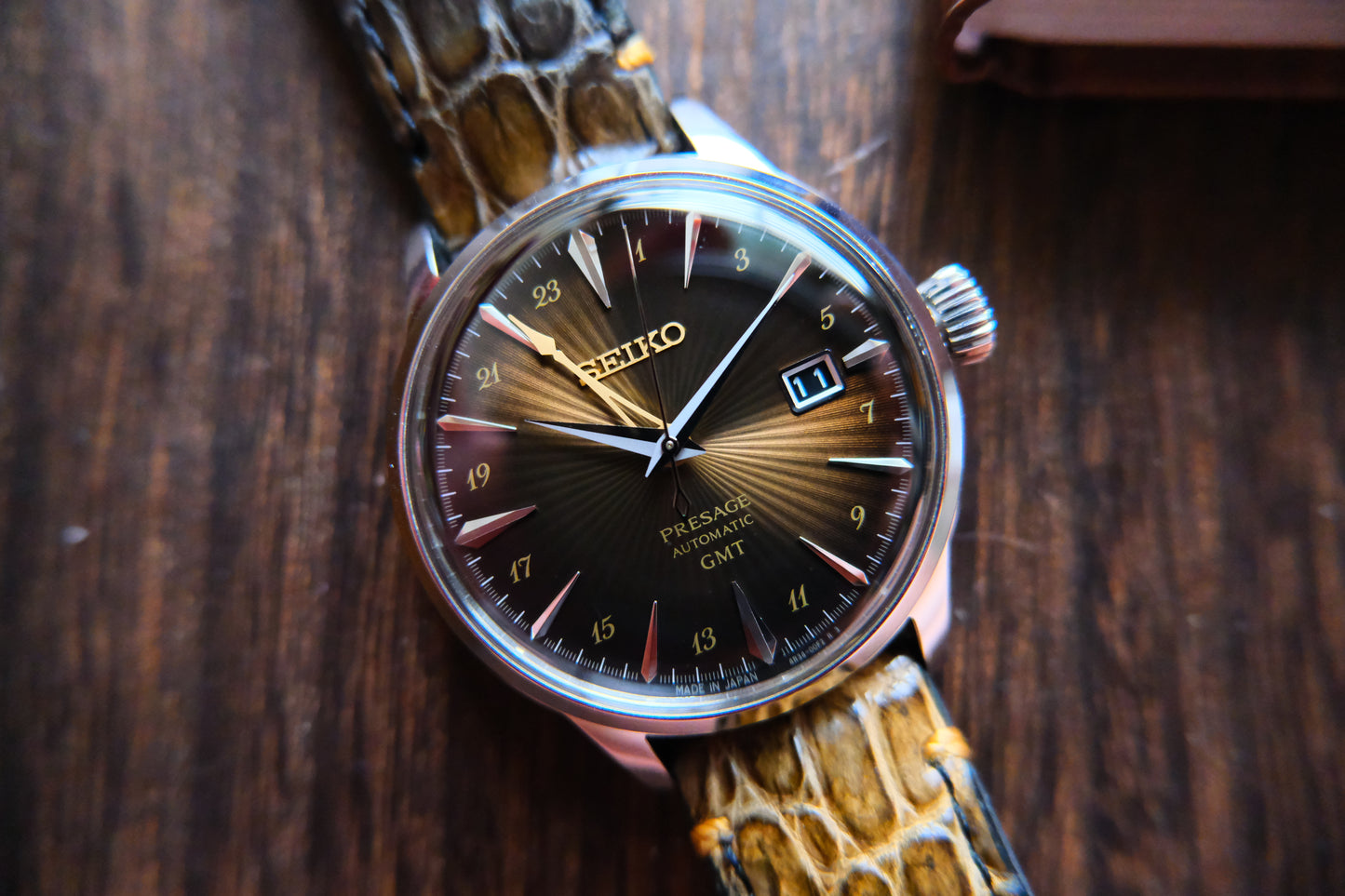 Seiko Pressage GMT SARY243