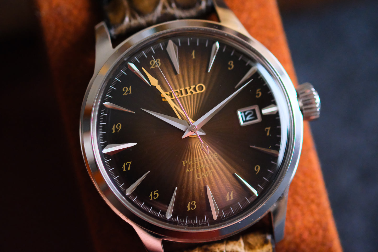 Seiko Pressage GMT SARY243
