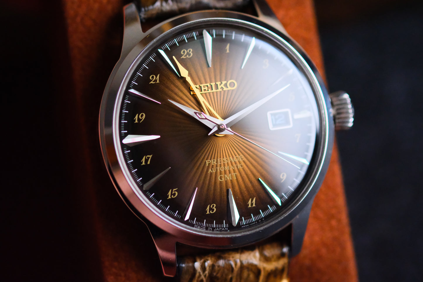 Seiko Pressage GMT SARY243