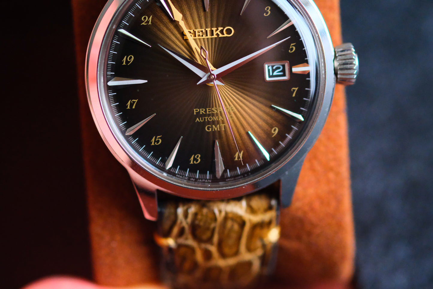 Seiko Pressage GMT SARY243