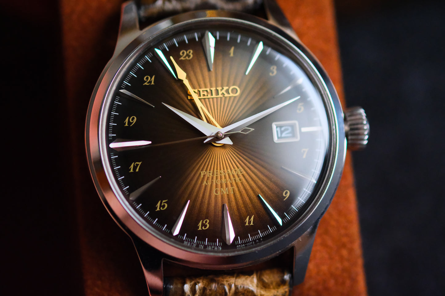 Seiko Pressage GMT SARY243