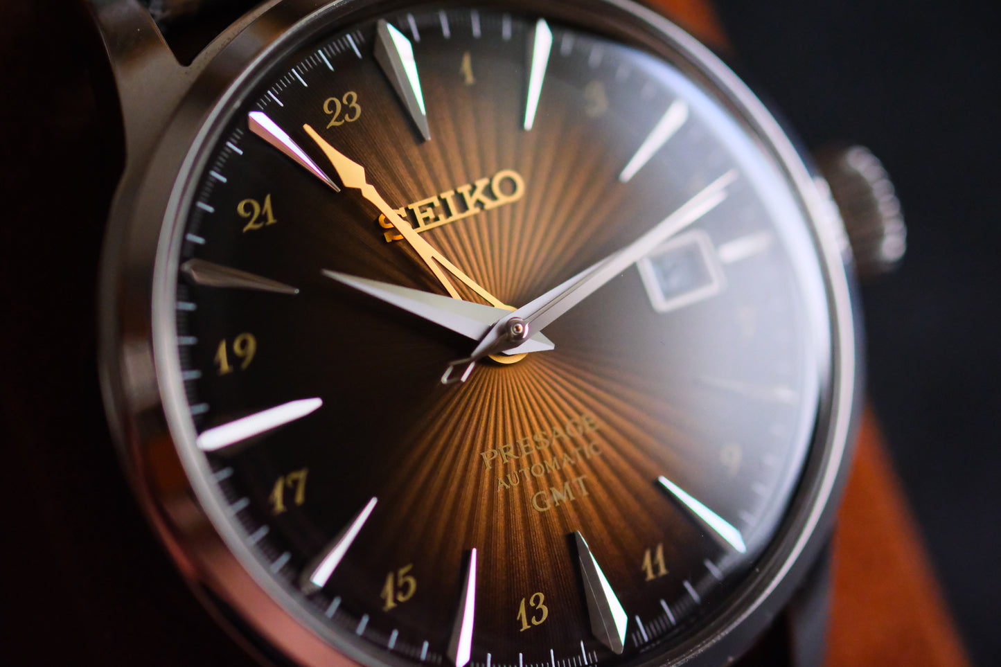 Seiko Pressage GMT SARY243