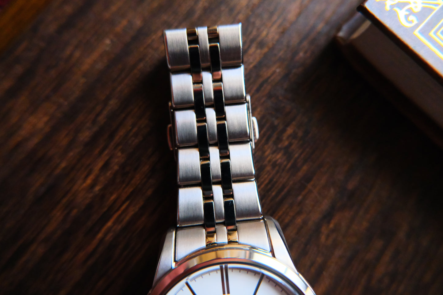 Seiko Pressage 6R55-00D0 SARX105 Enemel White Dial 3date reserve Date 2025/6/4