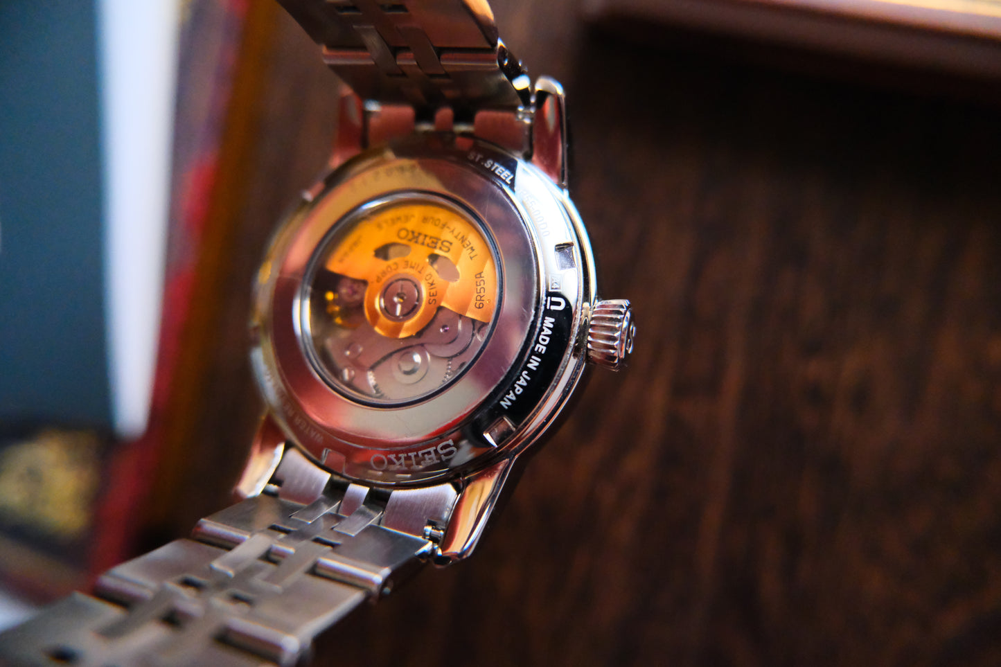 Seiko Pressage 6R55-00D0 SARX105 Enemel White Dial 3date reserve Date 2025/6/4