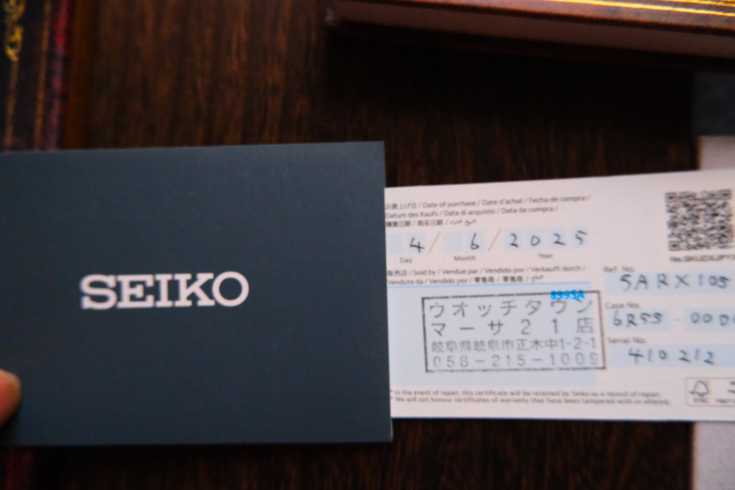 Seiko Pressage 6R55-00D0 SARX105 Enemel White Dial 3date reserve Date 2025/6/4