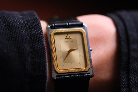 Credor Tank Quart 2F70-5310 14KT Bezel