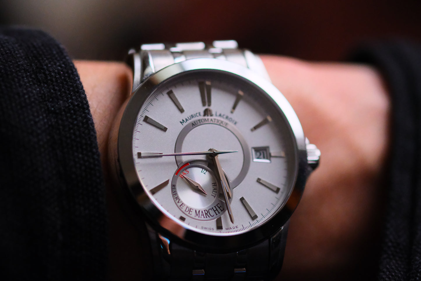 Maurice Lacroix PT6088 50m Automatic White Dial