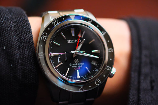 Grand Seiko Sport Spring Drive 9R66-0AA0 GMT SBGE001 JDM Black Dial Full Box