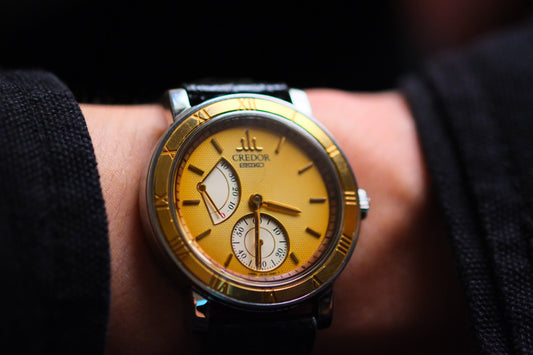 Credor GCAY998 18K Bezel hand wounding full box