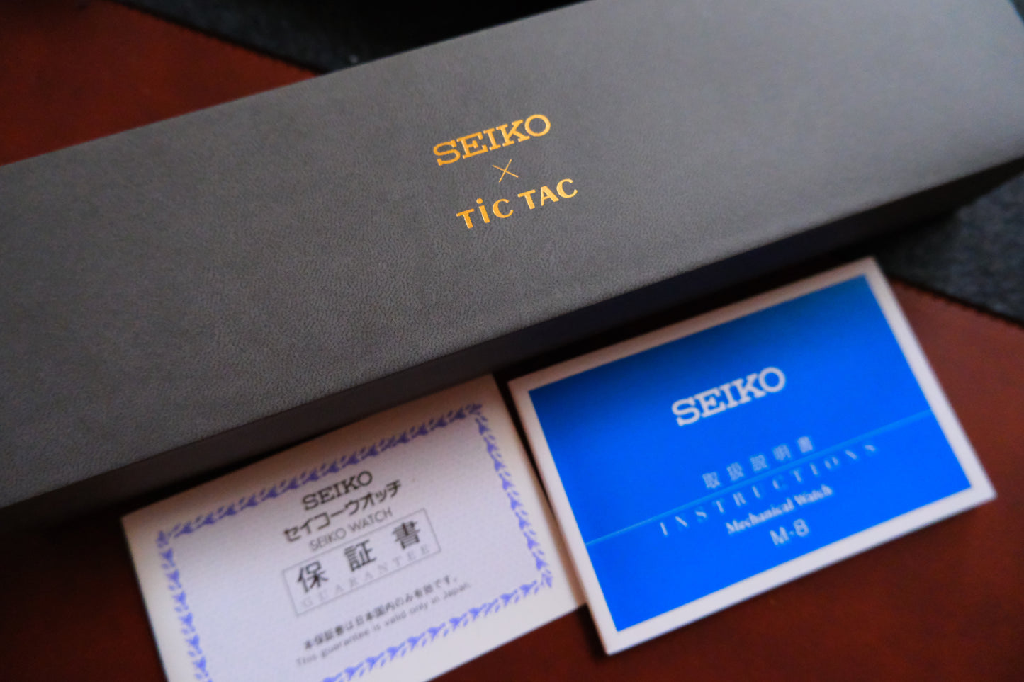 SeikoxTictac  4R35-02R0 Grey Dial 35y anniversary