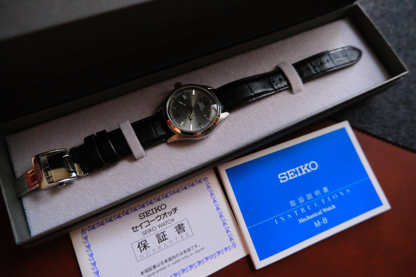 SeikoxTictac  4R35-02R0 Grey Dial 35y anniversary