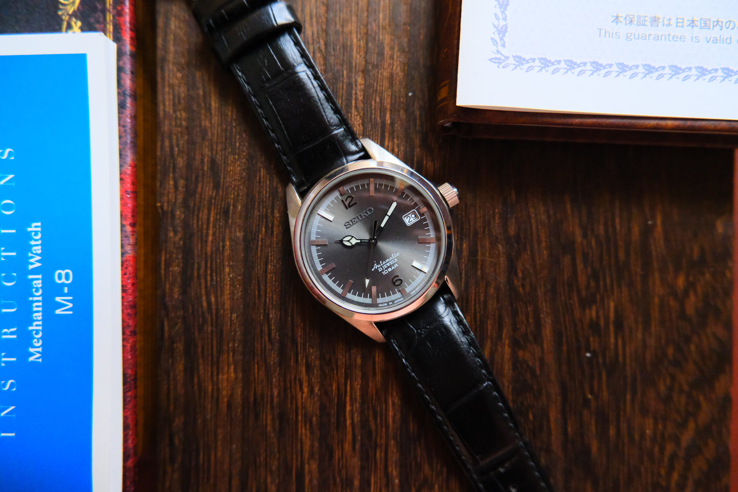 SeikoxTictac  4R35-02R0 Grey Dial 35y anniversary