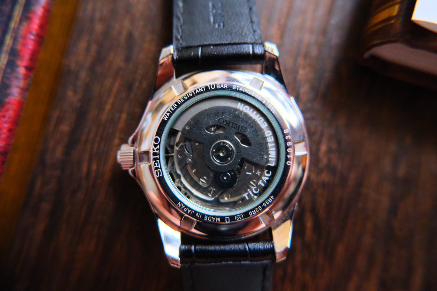 SeikoxTictac  4R35-02R0 Grey Dial 35y anniversary