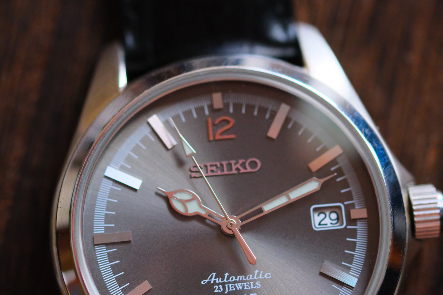 SeikoxTictac  4R35-02R0 Grey Dial 35y anniversary