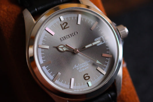 SeikoxTictac  4R35-02R0 Grey Dial 35y anniversary