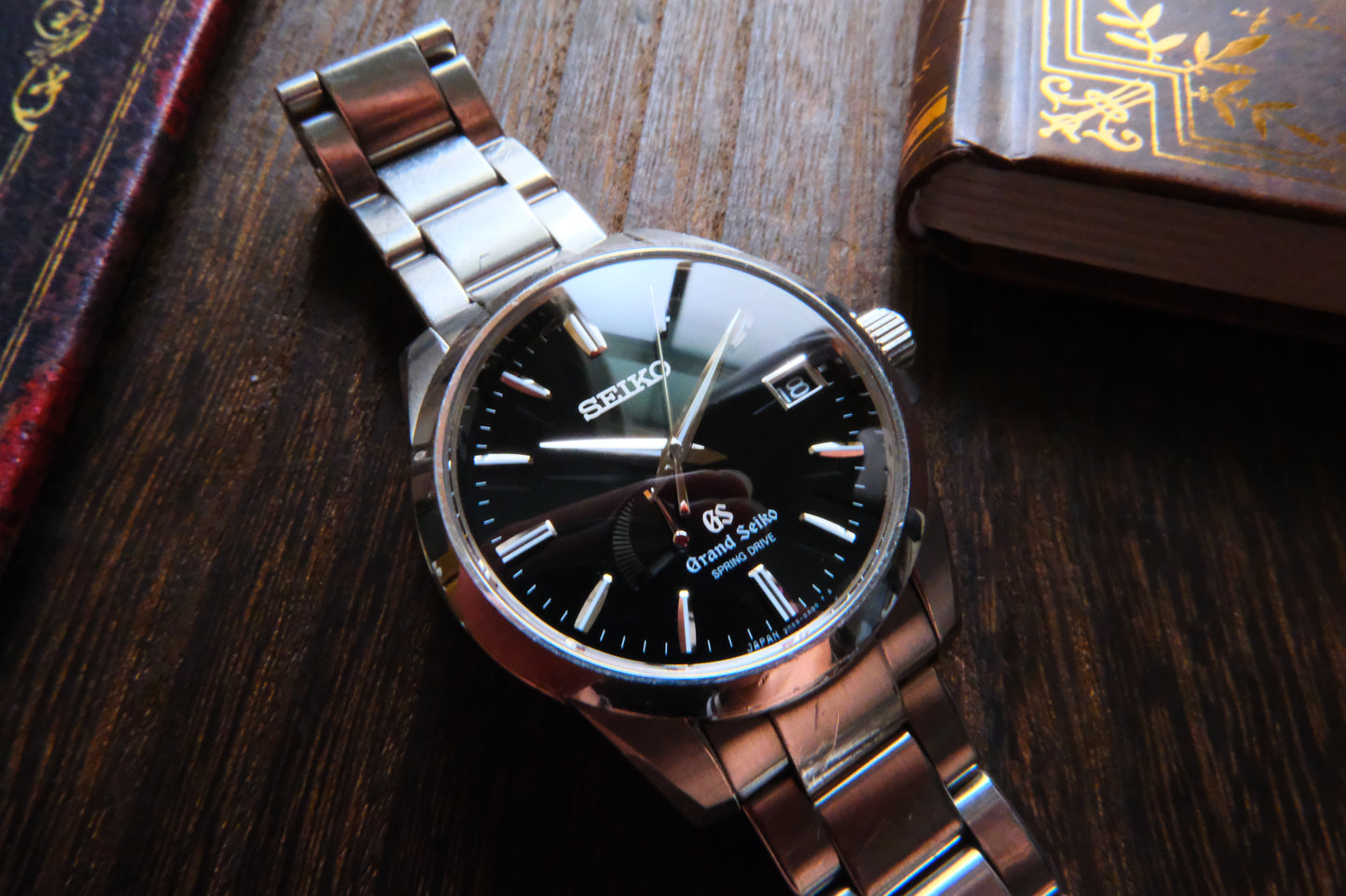 Grand Seiko Spring Drive 9R65-0AG1 Black Dial