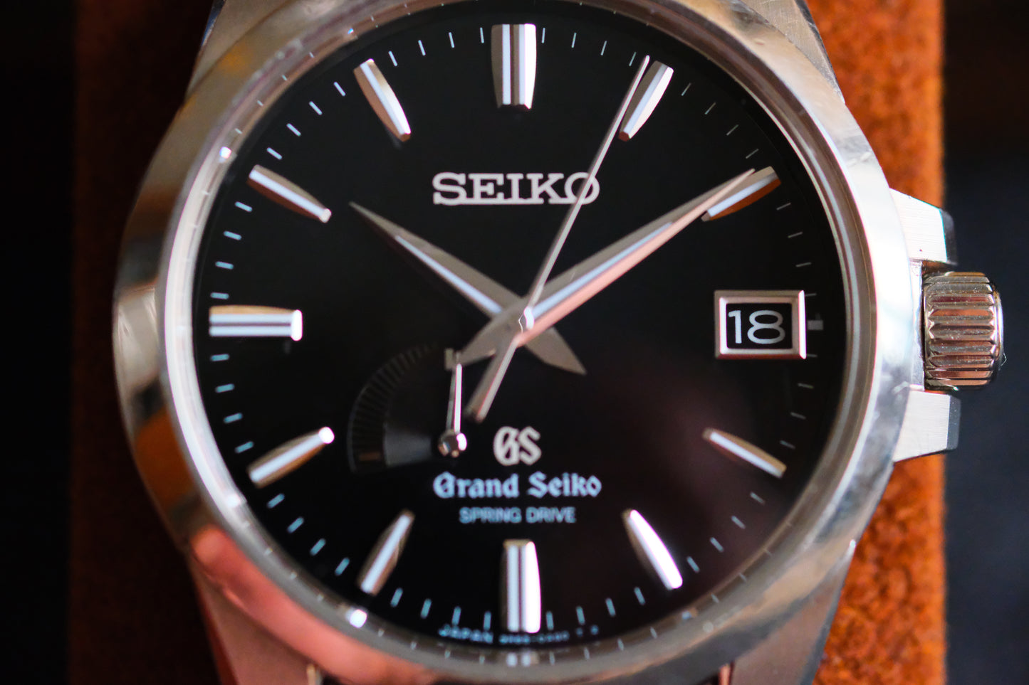 Grand Seiko Spring Drive 9R65-0AG1 Black Dial